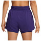 Nike Γυναικείο σορτς One Dri-FIT High-Waisted 3'' 2in1 Shorts